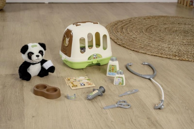 Valigetta 2-in-1: trasportino e valigetta veterinaria con ruote