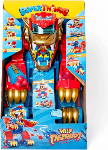 Set di gioco SuperThings Wild Tigerbot