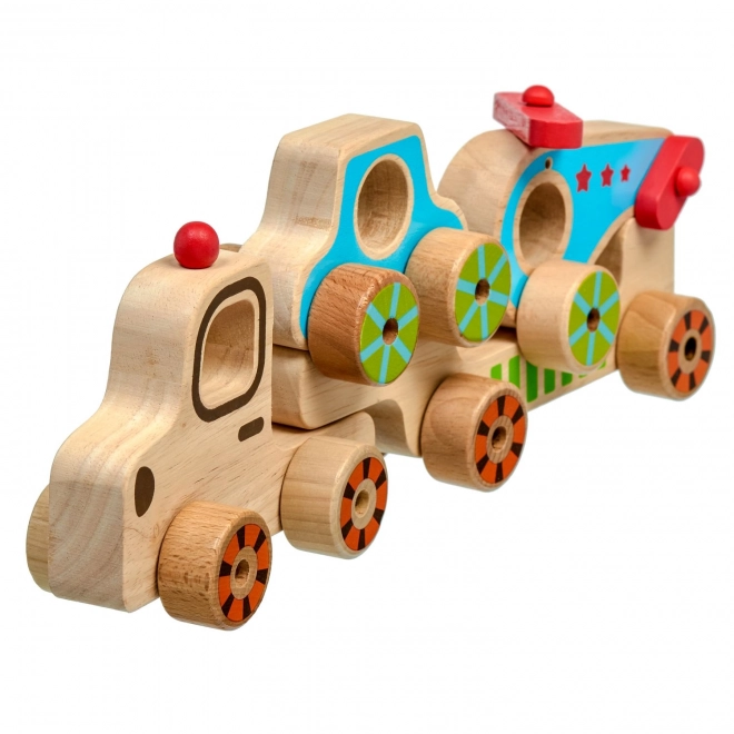 Il mio primo camion in legno - Puzzle 4 pezzi