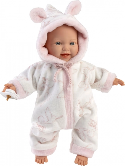 Llorens Little Baby bambola realistica neonato con corpo in tessuto morbido