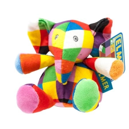 Peluche Elefante Elmer Arcobaleno