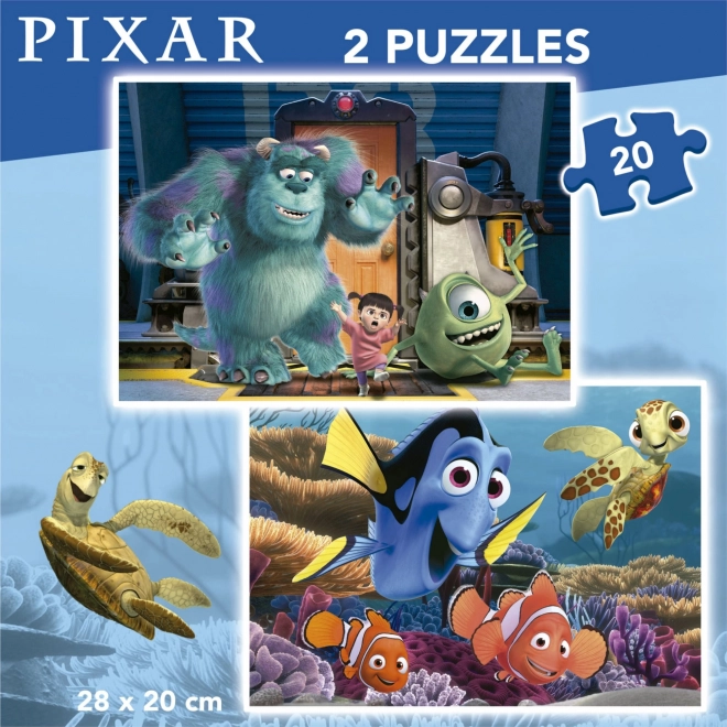 Puzzle EDUCA Disney Pixar 2 x 20 pezzi