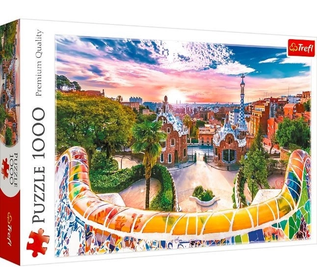 Puzzle Tramonto su Barcellona 1000 Pezzi