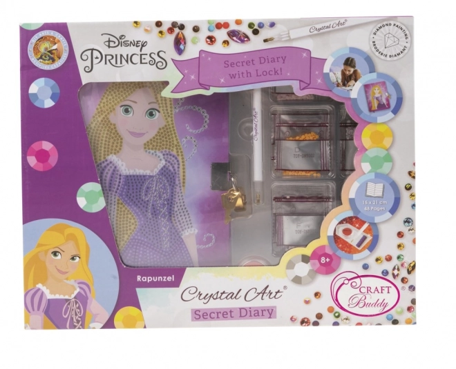 Blocco Crystal Art - Rapunzel