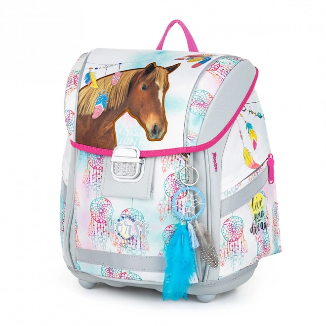 Set scuola 3 pezzi Premium Light cavallo romantico