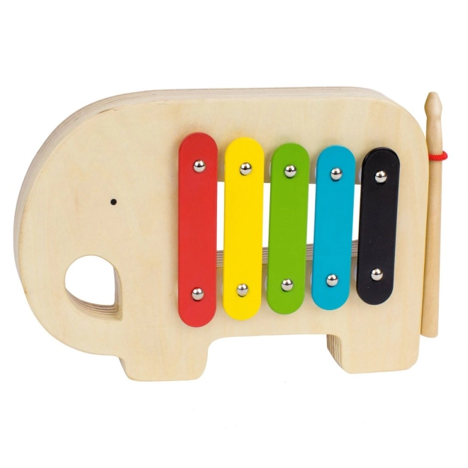 Design divertente a elefante e tonalità arcobaleno