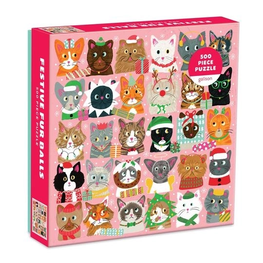 Puzzle Festive Cats 500 Pezzi