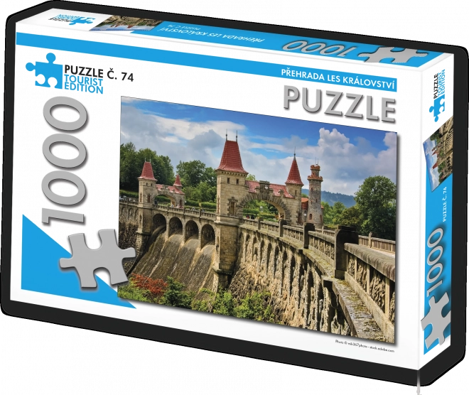 Edizione turistica Puzzle Přehrada Les Království 1000 pezzi