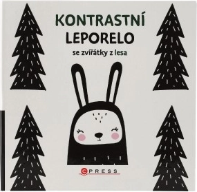 Leporello a contrasto con animaletti del bosco