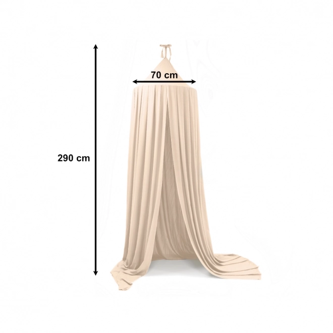 Baldacchino a tenda tipì grigio sospeso – beige