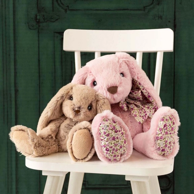 Coniglietto rosa peluche Doudou 50 cm