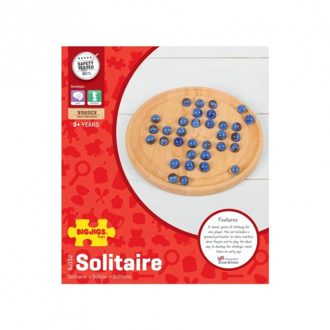 Bigjigs Toys Solitaire in Legno