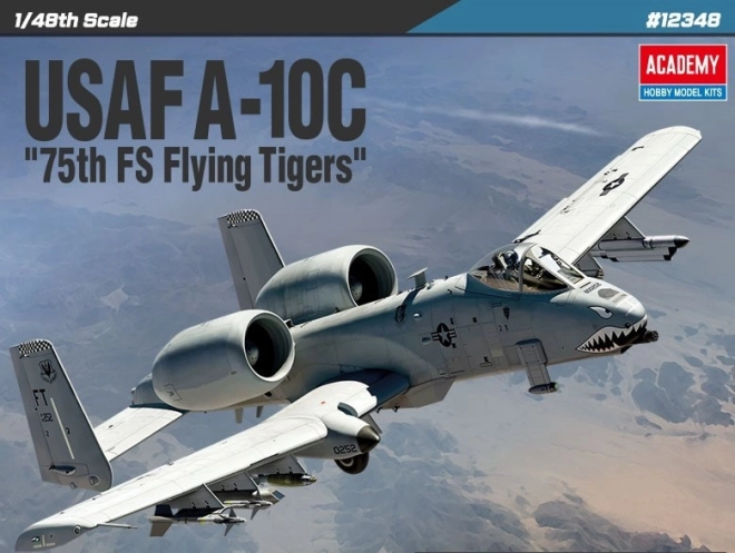 Modello plastico aereo USAF A-10C 75th FS Flying scala 1/48