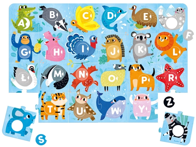 CzuCzu puzzle grandi con foro Alfabeto