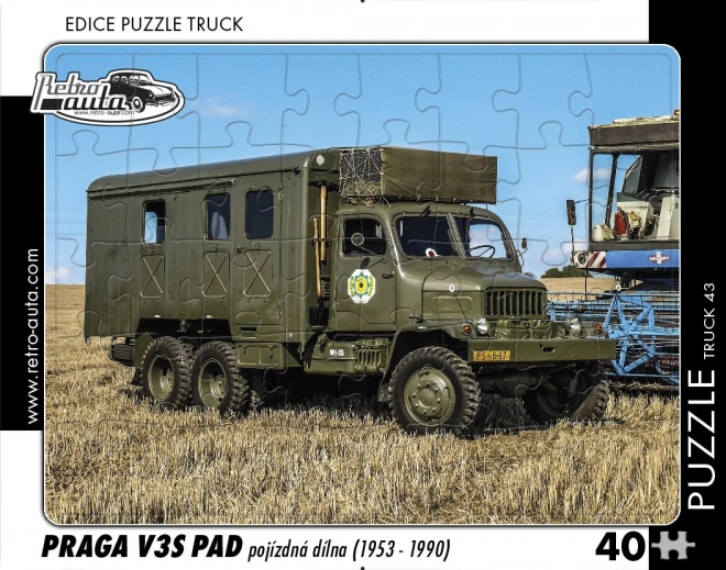 Puzzle Camion Praga V3S Lab Officina Mobile