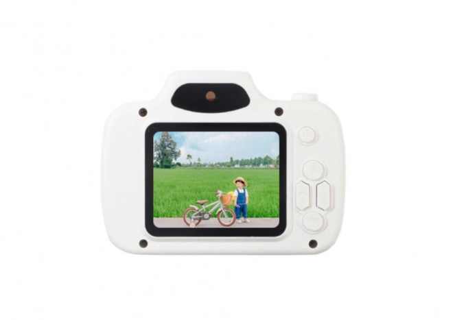 Fotocamera per bambini con giochi e memoria 64GB bianco