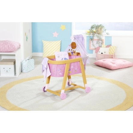 Lettino con ruote per bambola BABY born