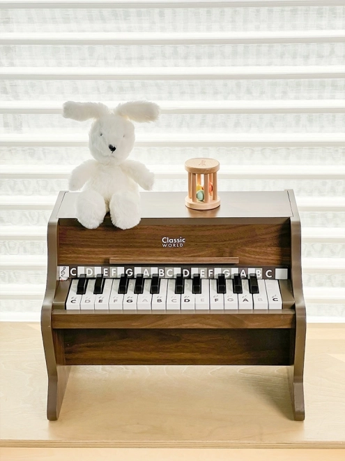 Pianoforte in legno per bambini Classic World