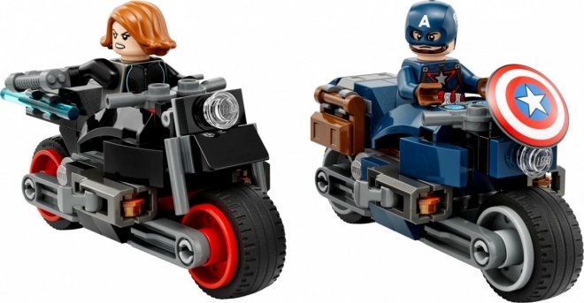 Motociclette Marvel Lego di Vedova Nera e Capitan America