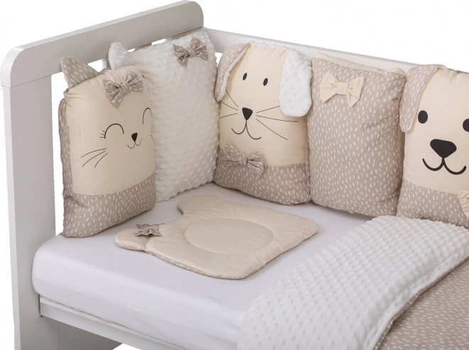 Bubaba set da letto per bebè Sleep Guardian 12 pezzi beige