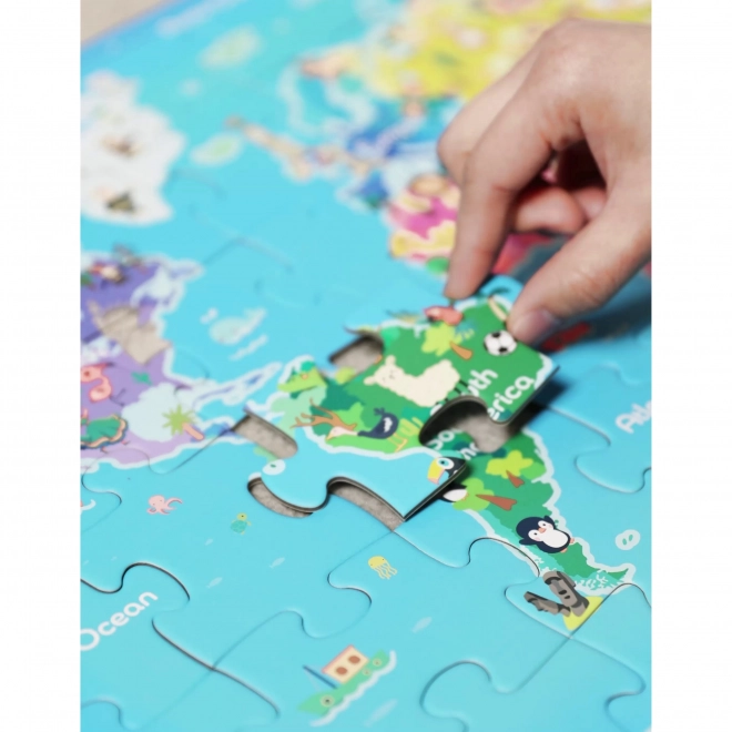 Puzzle Mappa del Mondo Classic World