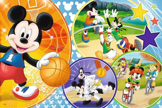 Puzzle Maxi 24 Pezzi Mickey Mouse Sportivo