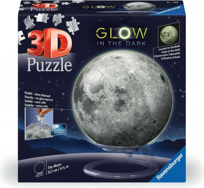 Puzzle Sfera Luna Luminoso al Buio