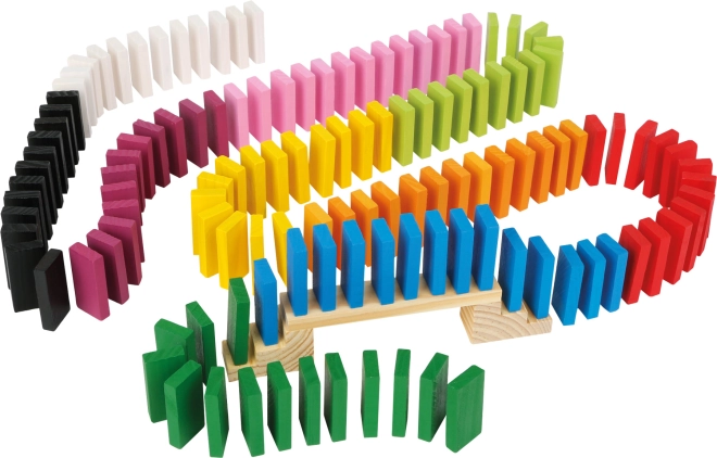 560 tessere di legno colorate