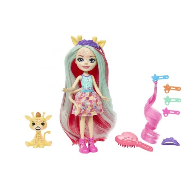 Bambola Deluxe Enchantimals Giraffa