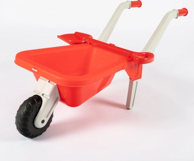 DOLONI Carrello di plastica con pala - rosso