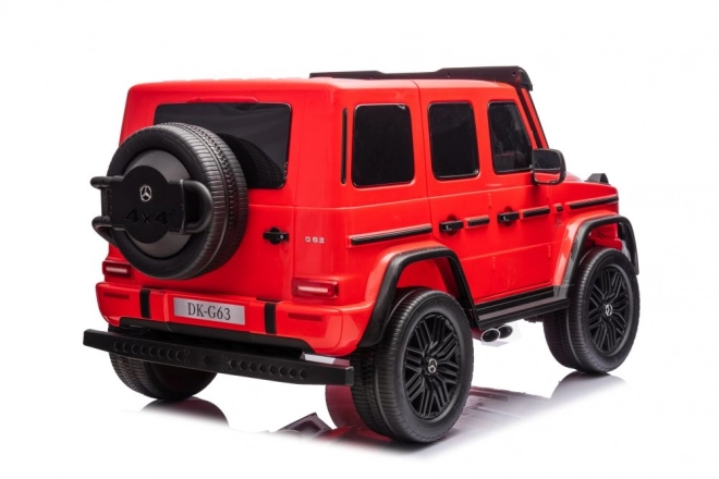 Auto elettrico a batteria per bambini Mercedes G63 XXL rosso 4x4