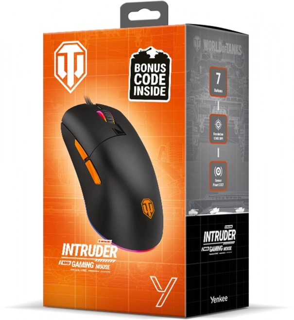 Mouse da gioco ultraleggera INTRUDER Edizione Limitata World of Tanks