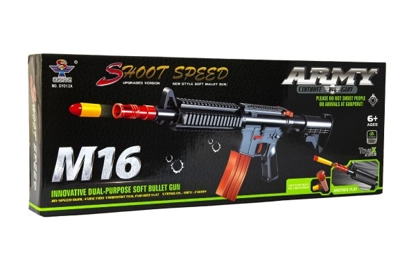 Fucile giocattolo M16 a proiettili in schiuma