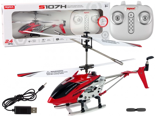 Elicottero telecomandato rosso SYMA S107H