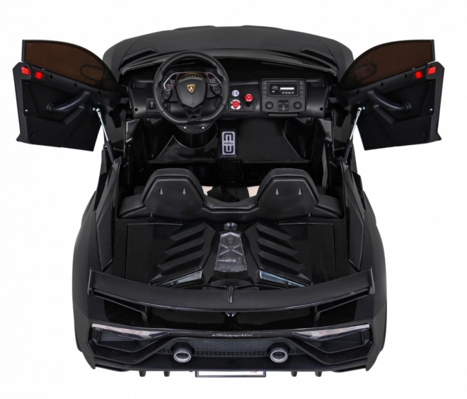 Lamborghini SVJ DRIFT pro 2 bambini nero + funzione Drift + telecomando + MP3 LED + avvio lento