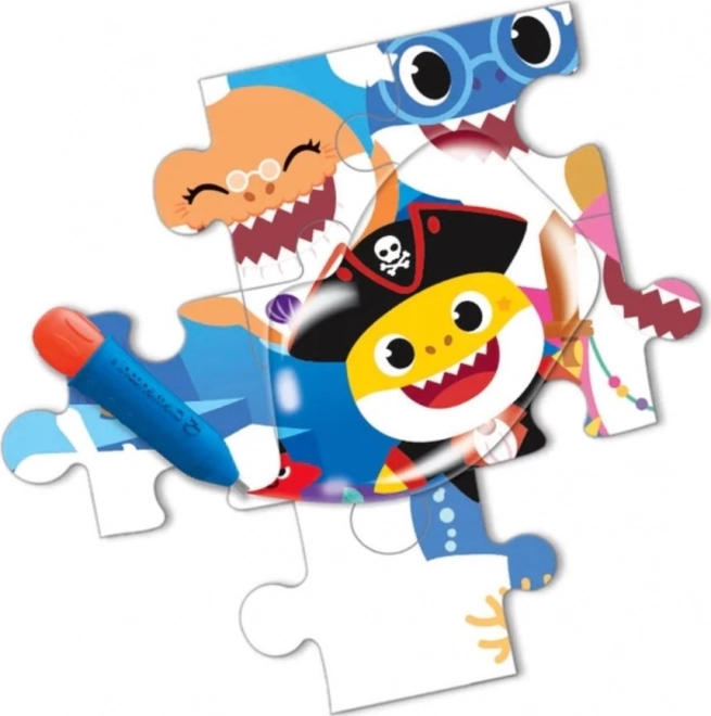 Puzzle Magico ad Acqua Baby Shark Clementoni