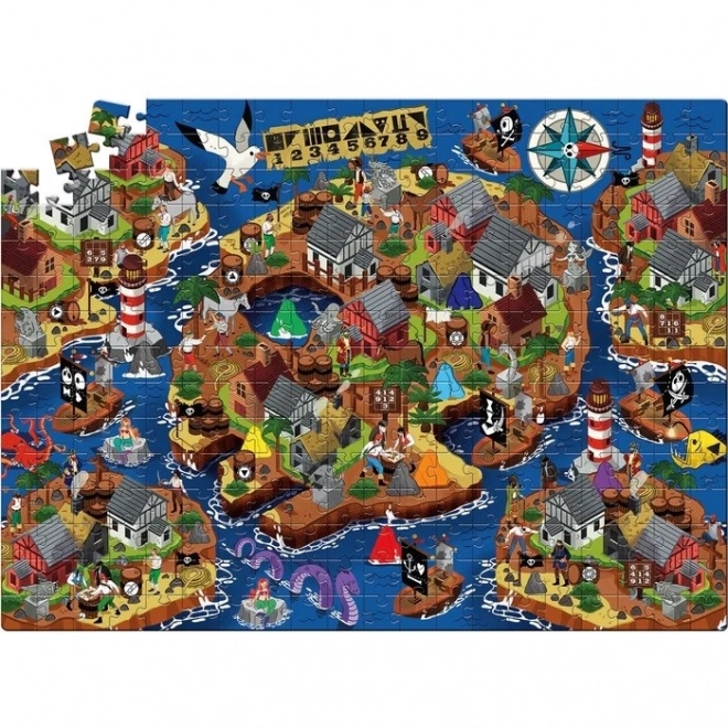 Puzzle Misterioso Tesoro dei Pirati 300 Pezzi