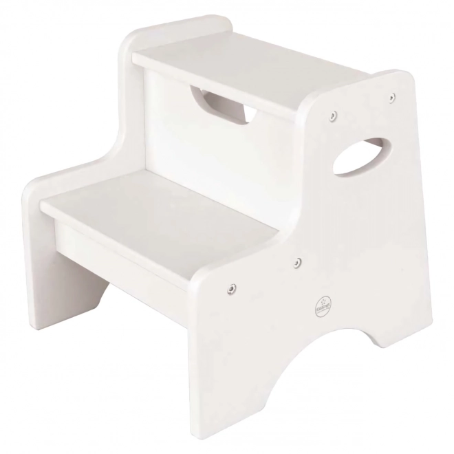 Sgabello in legno bianco per bambini