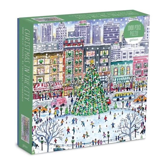 Puzzle Natale in Città di Galison 1000 Pezzi