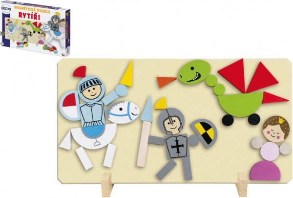 Detoa puzzle magnetici cavalieri