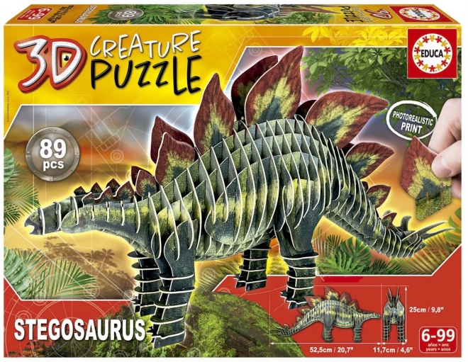 Puzzle 3D Stegosauro EDUCA