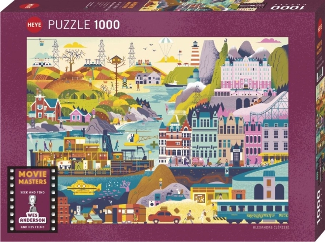 Puzzle Movie Masters: Film di Wes Anderson 1000 pezzi