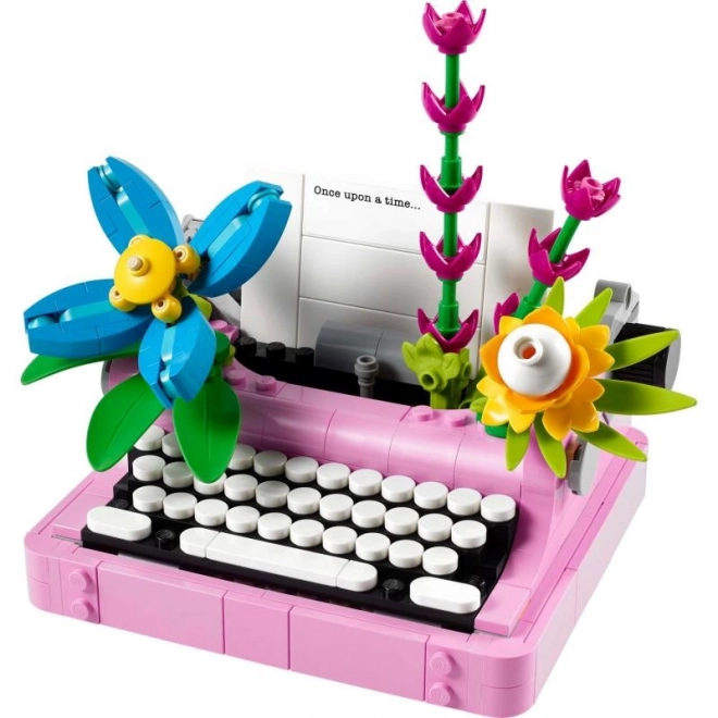 Macchina da scrivere con fiori LEGO Creator