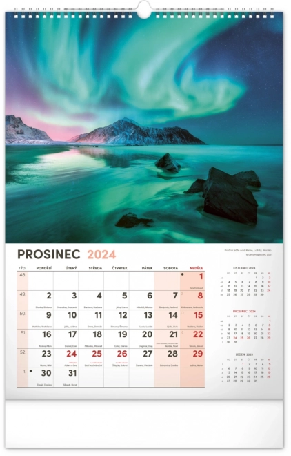 Calendario Da Parete Paesaggio 2024