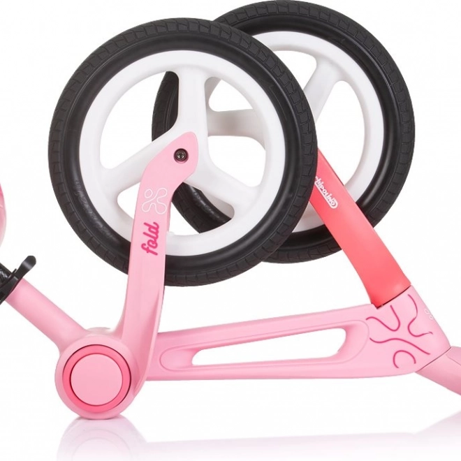 Bicicletta senza pedali per bambini Chipolino Fold X rosa