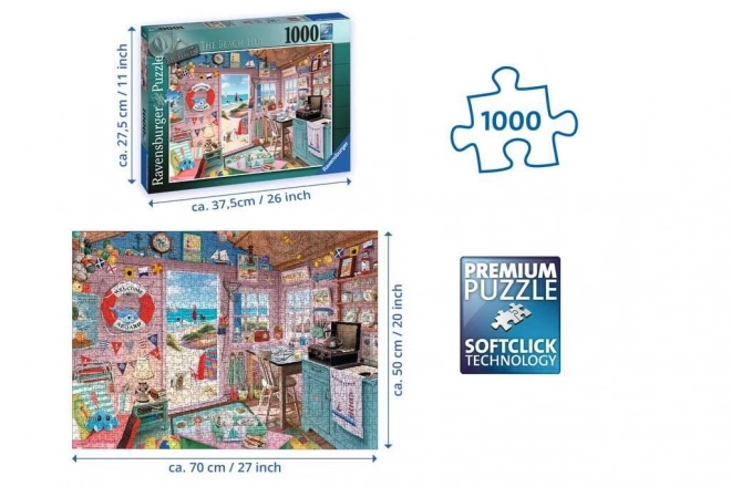 Ravensburger puzzle Il mio rifugio: Casetta sulla spiaggia 1000 pezzi