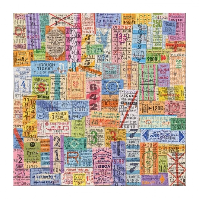 Puzzle Vintage Biglietti di Viaggio 500 Pezzi