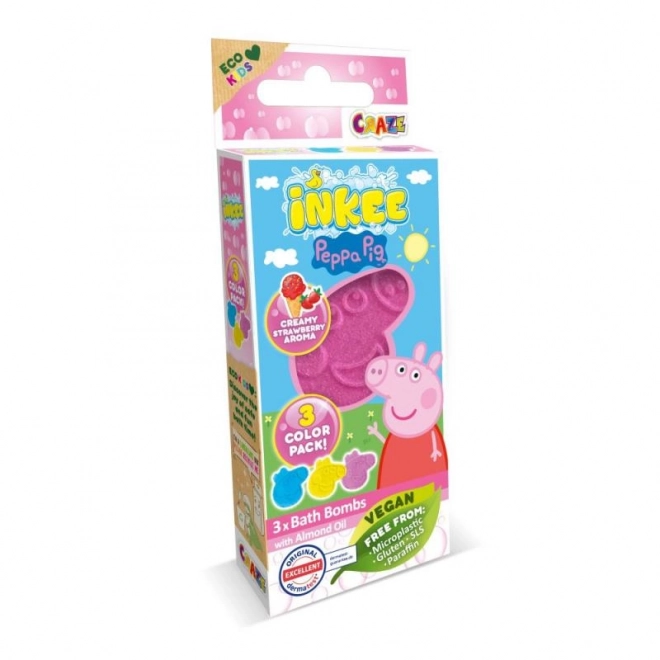 Mini set bombe da bagno Peppa Pig Inkee