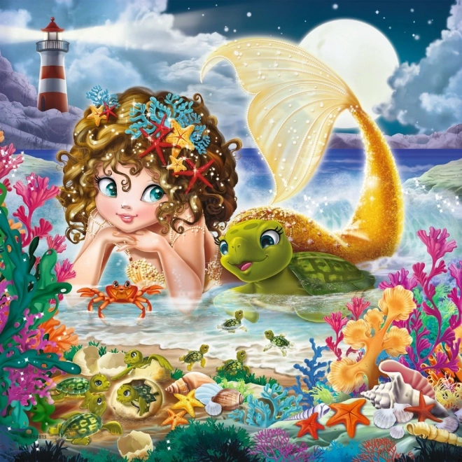 Puzzle Magiche Sirene 3x49 pezzi Ravensburger