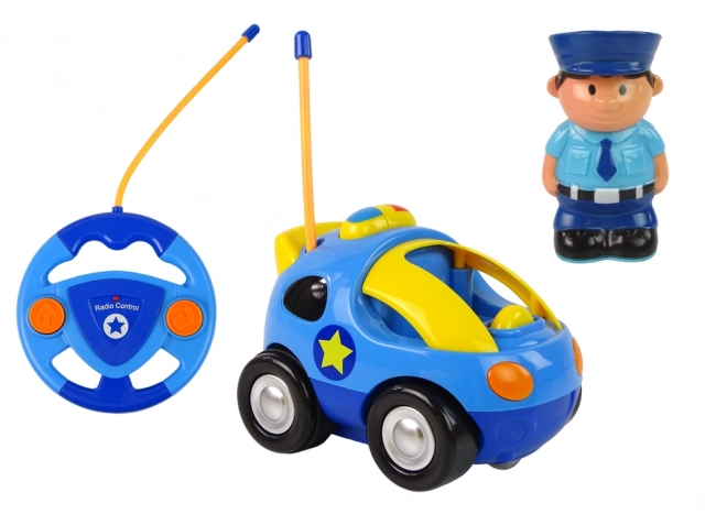 Auto per Bambini Polizia Telecomandata con Luci e Suoni